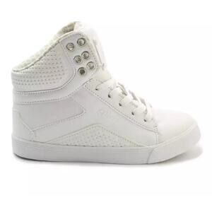 Dance Hip Hop Shoes Pastry Adult 5.5M High Tops Leather Full Sole Glitter